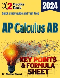 AP Calculus AB Formula Sheet and Key Points: Quick Study Guide and Test Prep Book for Beginners and Pros + Two Practice Tests