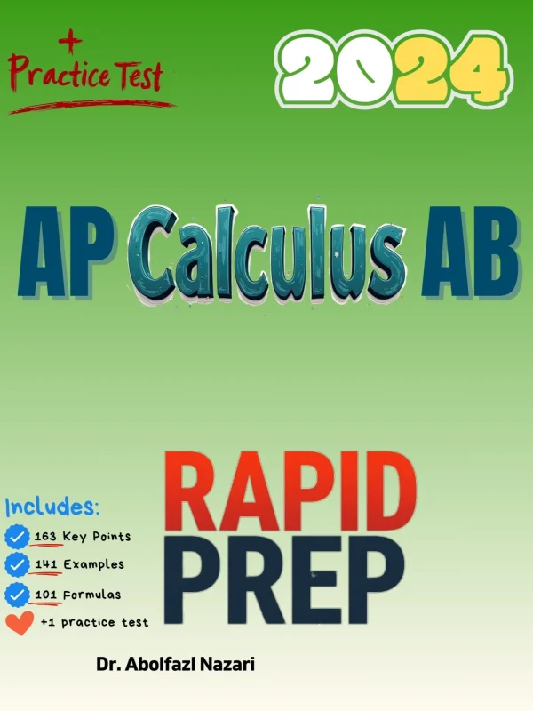 Ap Math Book Logo AP Calculus AB Rapid Prep: Prep Book with Key Points, Examples, and ...
