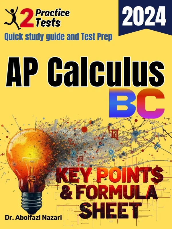 AP Calculus BC Formula Sheet and Key Points: Quick Study Guide and Test ...