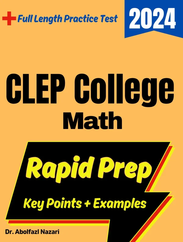 CLEP College Math Rapid Prep: Prep Book with Key Points, Examples, and ...