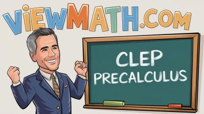 CLEP Precalculus Prep: Textbooks, Workbooks, Study Guides, and Cheat Sheets