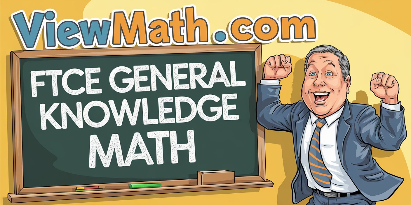 FTCE General Knowledge Math Resources: Workbooks, Study Guides, Formula Sheets, and Practice Tests