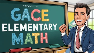 GACE Elementary Math: Study Guides, Workbooks, Practice Tests, Textbooks, Cheat Sheet