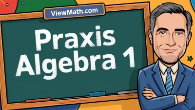 Master Praxis Algebra 1: Practice Tests, Study Guides, Workbooks, and Formula Sheets