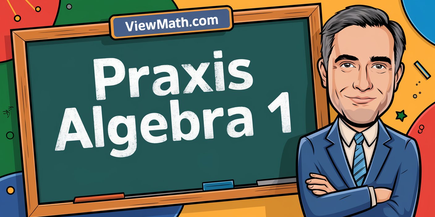 Master Praxis Algebra 1: Practice Tests, Study Guides, Workbooks, and Formula Sheets