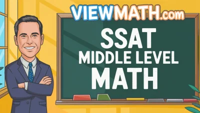 SSAT Middle Level Math Essentials: Cheat Sheets, Workbooks, Study Guides, and Practice Tests
