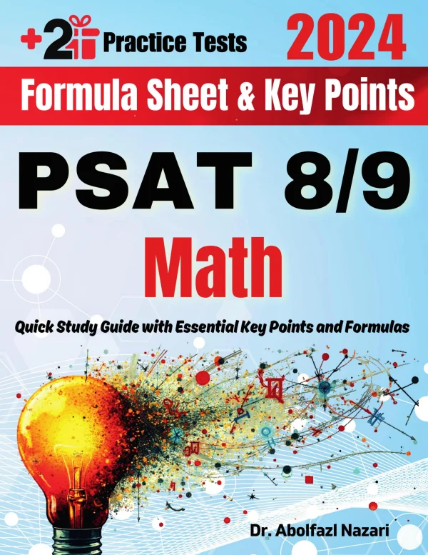PSAT 8/9 Math Formula Sheet and Key Points: Quick Study Guide and Test ...