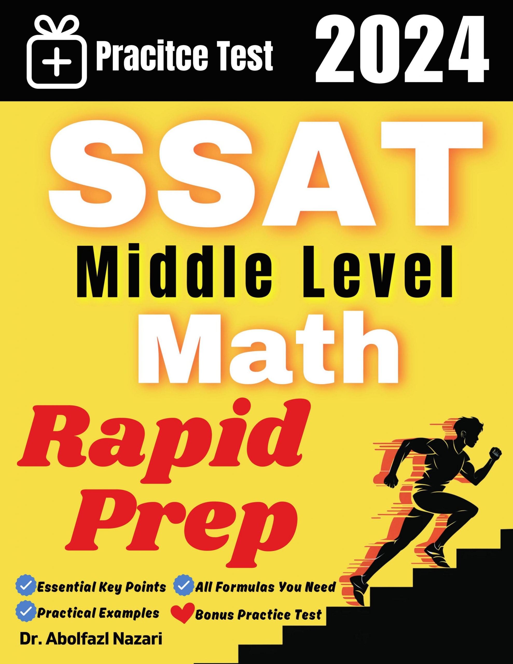 SSAT Middle Level Math Rapid Prep: Prep Book with Key Points, Examples, and Formula Sheet + One Full Length Practice Test