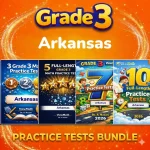 Arkansas ATLAS Grade 4 Math Practice Tests Bundle: 25 Unique Full-Length Tests