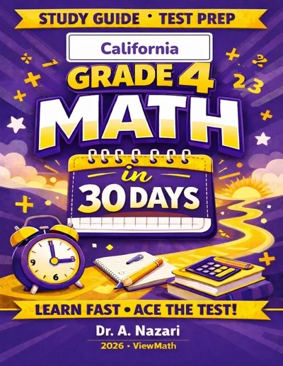 California CAASPP Grade 4 Math in 30 Days