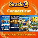Connecticut SBAC Grade 4 Math Practice Tests Bundle: 25 Unique Full-Length Tests
