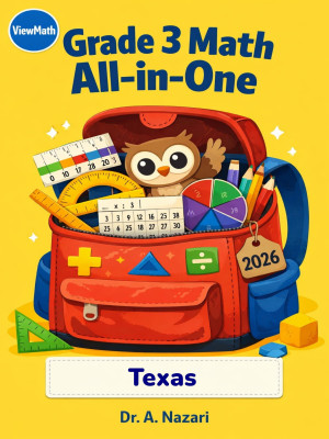 Texas STAAR Grade 3 Math All-in-One