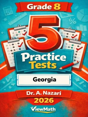 5 Full-Length Georgia Georgia Milestones Grade 8 Math Practice Tests