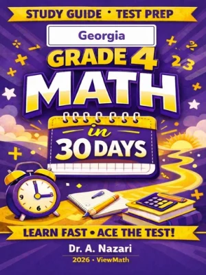 Georgia Georgia Milestones Grade 4 Math in 30 Days