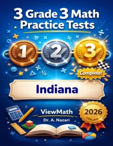 3 Indiana ILEARN Grade 3 Math Practice Tests