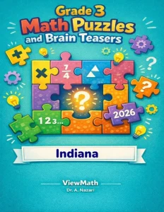 Indiana ILEARN Grade 3 Math Puzzles and Brain Teasers