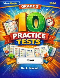 10 Iowa ISASP Grade 5 Math Practice Tests