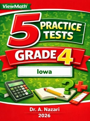 5 Full-Length Iowa ISASP Grade 4 Math Practice Tests