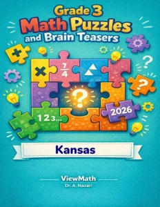 Kansas KAP Grade 3 Math Puzzles and Brain Teasers