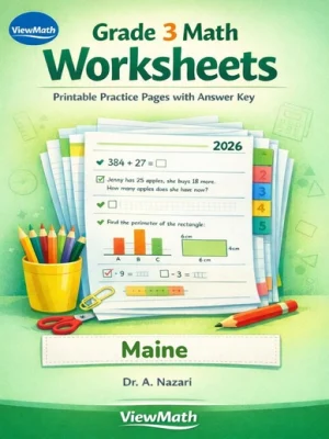 Maine MTYA Grade 3 Math Worksheets
