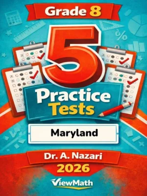 5 Full-Length Maryland MCAP Grade 8 Math Practice Tests