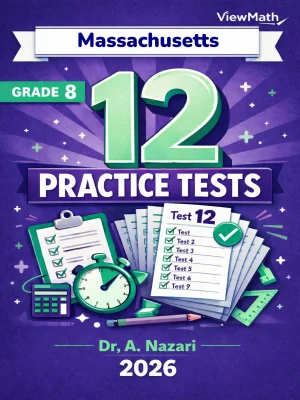 12 Massachusetts MCAS Grade 8 Math Practice Tests