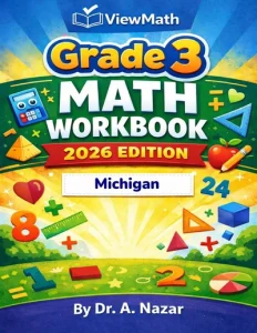 Michigan M-STEP Grade 3 Math Workbook