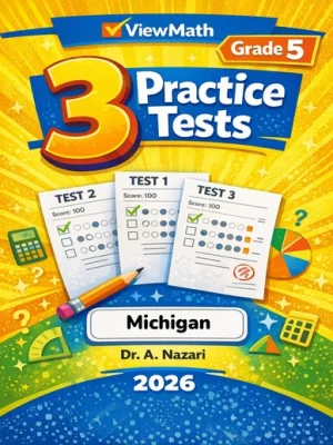 3 Michigan M-STEP Grade 5 Math Practice Tests