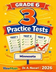 3 Minnesota MCA Grade 6 Math Practice Tests