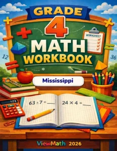 Mississippi MAAP Grade 4 Math Workbook