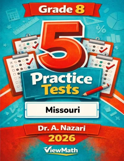 5 Full-Length Missouri MAP Grade 8 Math Practice Tests