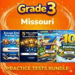 Missouri MAP Grade 4 Math Practice Tests Bundle: 25 Unique Full-Length Tests