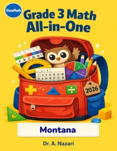 Montana MontCAS Grade 3 Math All-in-One