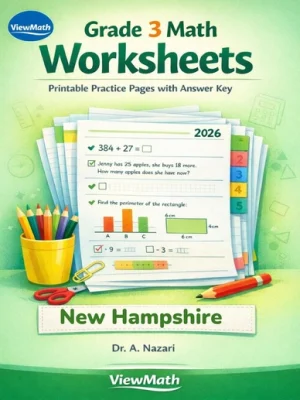 New Hampshire NH SAS Grade 3 Math Worksheets