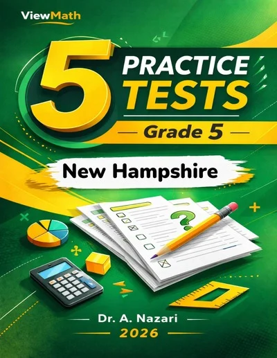 5 Full-Length New Hampshire NH SAS Grade 5 Math Practice Tests
