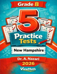 5 Full-Length New Hampshire NH SAS Grade 8 Math Practice Tests