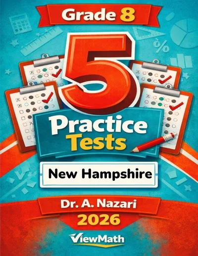 5 Full-Length New Hampshire NH SAS Grade 8 Math Practice Tests