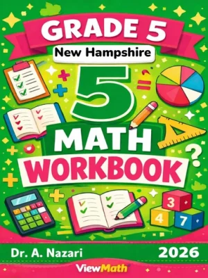 New Hampshire NH SAS Grade 5 Math Workbook