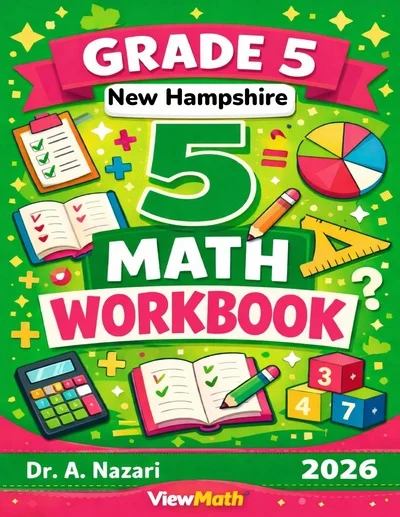 New Hampshire NH SAS Grade 5 Math Workbook