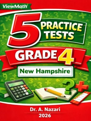 5 Full-Length New Hampshire NH SAS Grade 4 Math Practice Tests