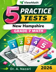 5 Full-Length New Hampshire NH SAS Grade 7 Math Practice Tests