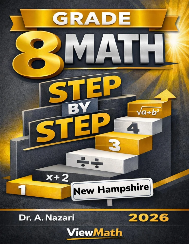 New Hampshire NH SAS Grade 8 Math Step by Step