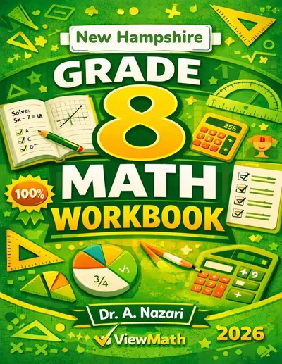 New Hampshire NH SAS Grade 8 Math Workbook