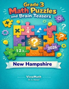 New Hampshire NH SAS Grade 3 Math Puzzles and Brain Teasers