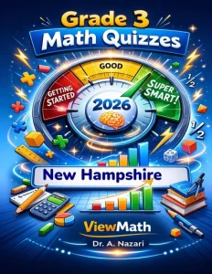 New Hampshire NH SAS Grade 3 Math Quizzes