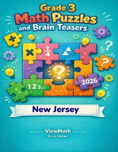 New Jersey NJSLA Grade 3 Math Puzzles and Brain Teasers