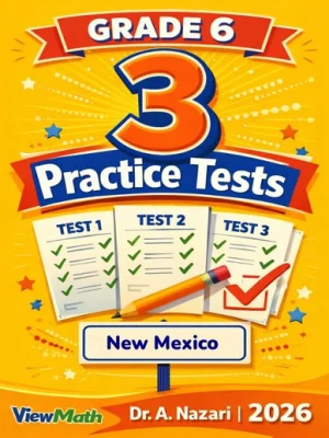 3 New Mexico NM-MSSA Grade 6 Math Practice Tests