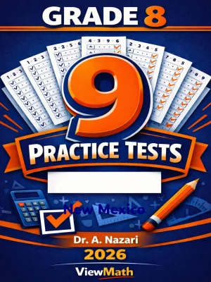 9 New Mexico NM-MSSA Grade 8 Math Practice Tests