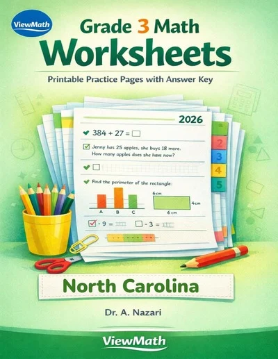 North Carolina NC EOG Grade 3 Math Worksheets