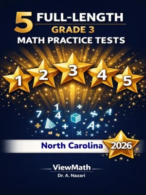 5 Full-Length North Carolina NC EOG Grade 3 Math Practice Tests